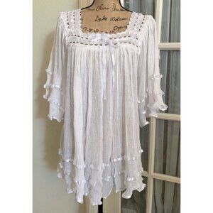 Mexican Angelita Gauze Top NEW